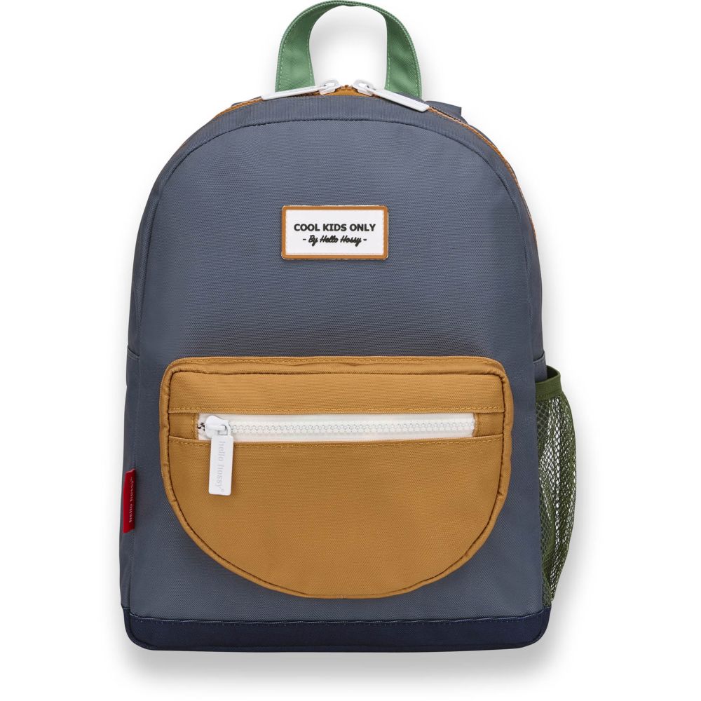 Hello Hossy Mini Marine Kids Backpack - Navy/Brown