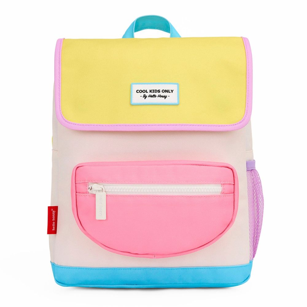Hello Hossy Mini Sugar Kids Backpack - Jaune/Blanc/Rose
