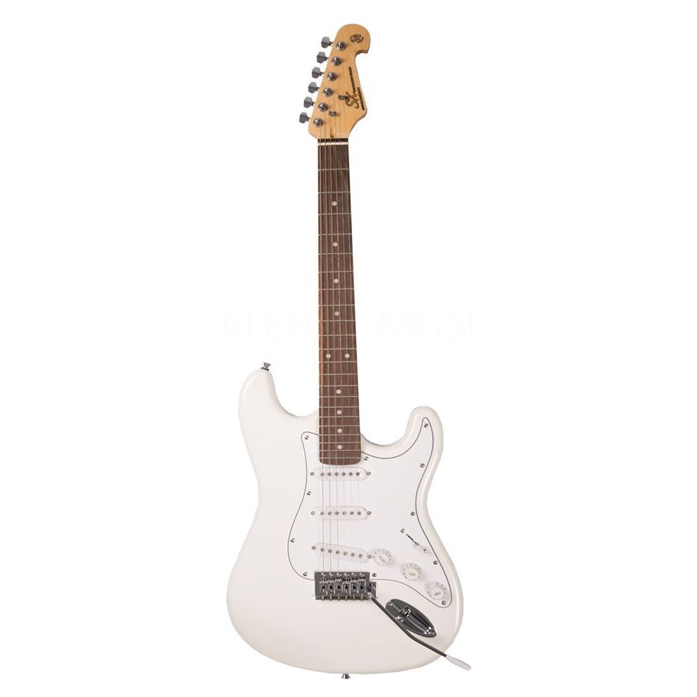 SX Electric Guitar White with Bag ED1-WT