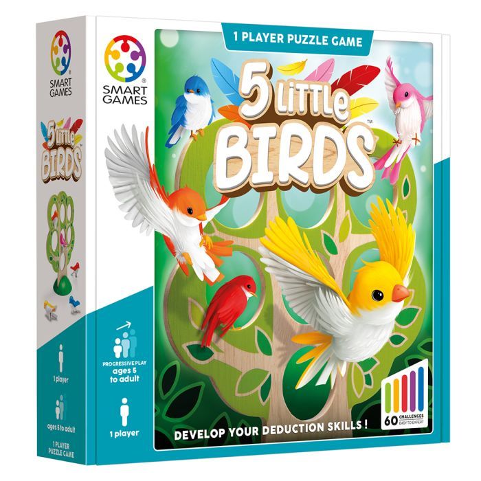 Smartgames 5 Little Birds Brain Teaser Puzzle Game