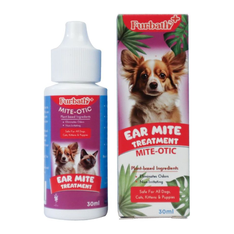 Furbath+ Ear Mite Treatment for Dogs & Cats - 30ml