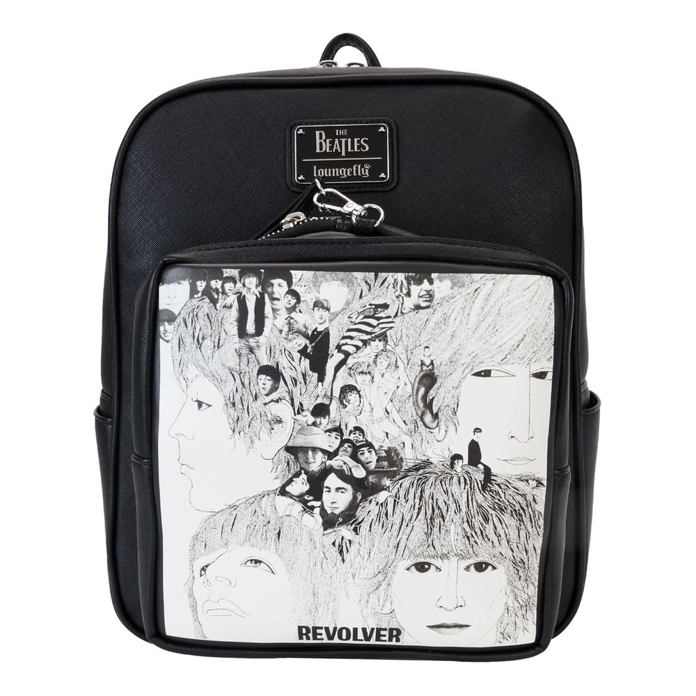 Loungefly Leather The Beatles Revolver Album Witth Record Pouch Mini Backpack