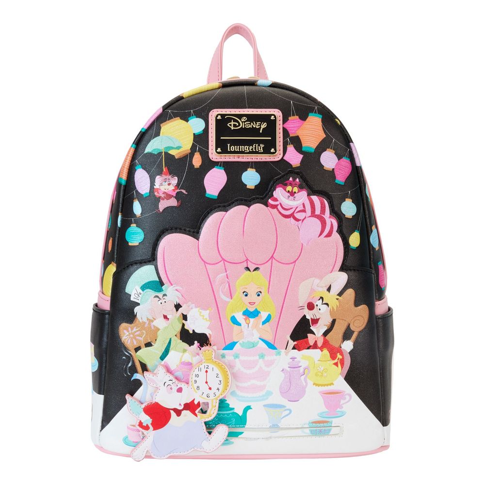 Loungefly Leather Disney Alice In Wonderland Unbirthday Mini Backpack