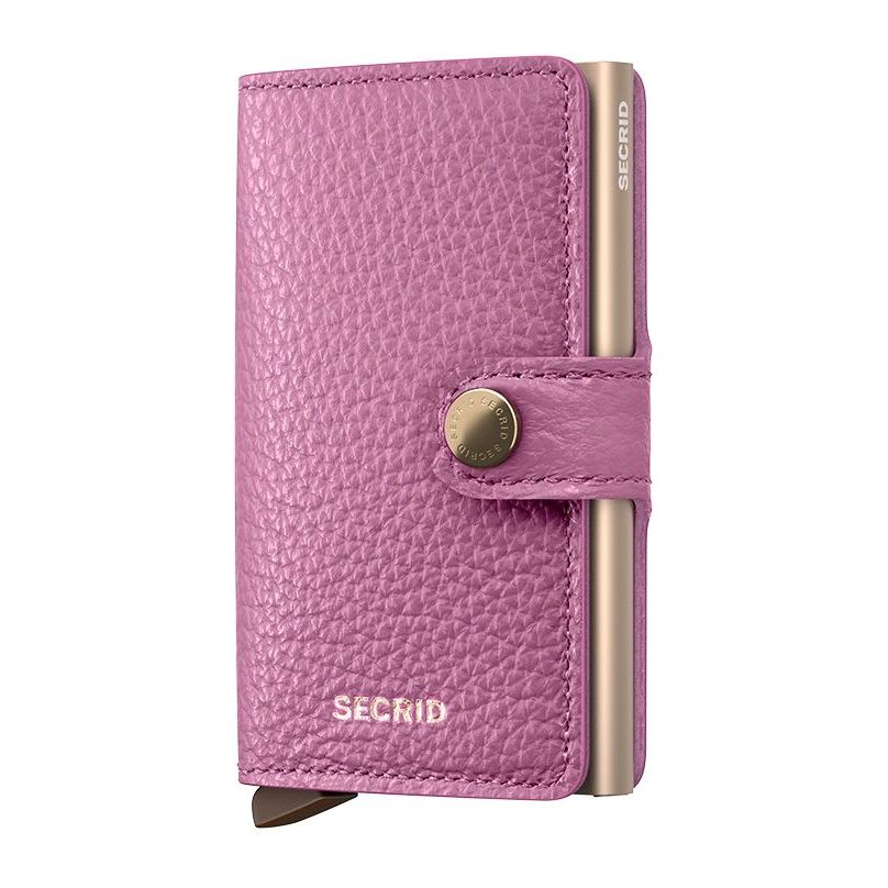Secrid Miniwallet - Pebble Leather - Orchid