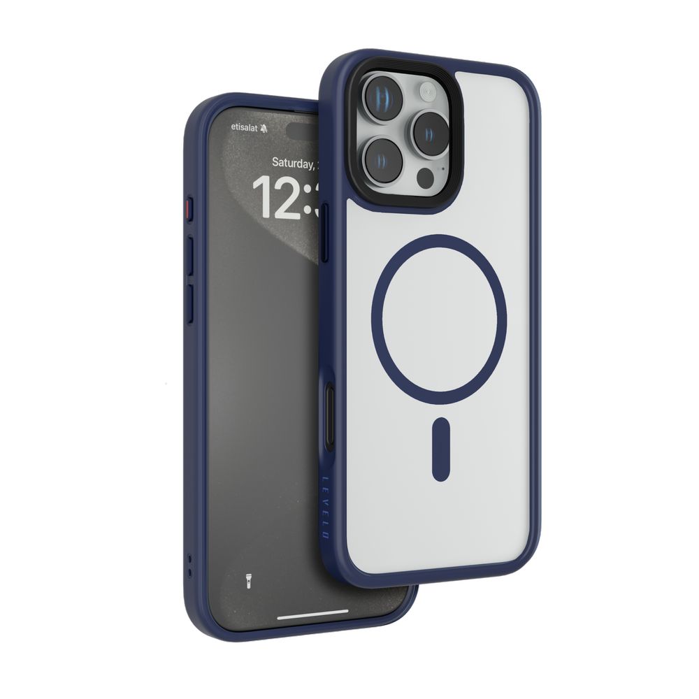 Levelo Magsafe Solo Case For iPhone 16 Pro - Blue