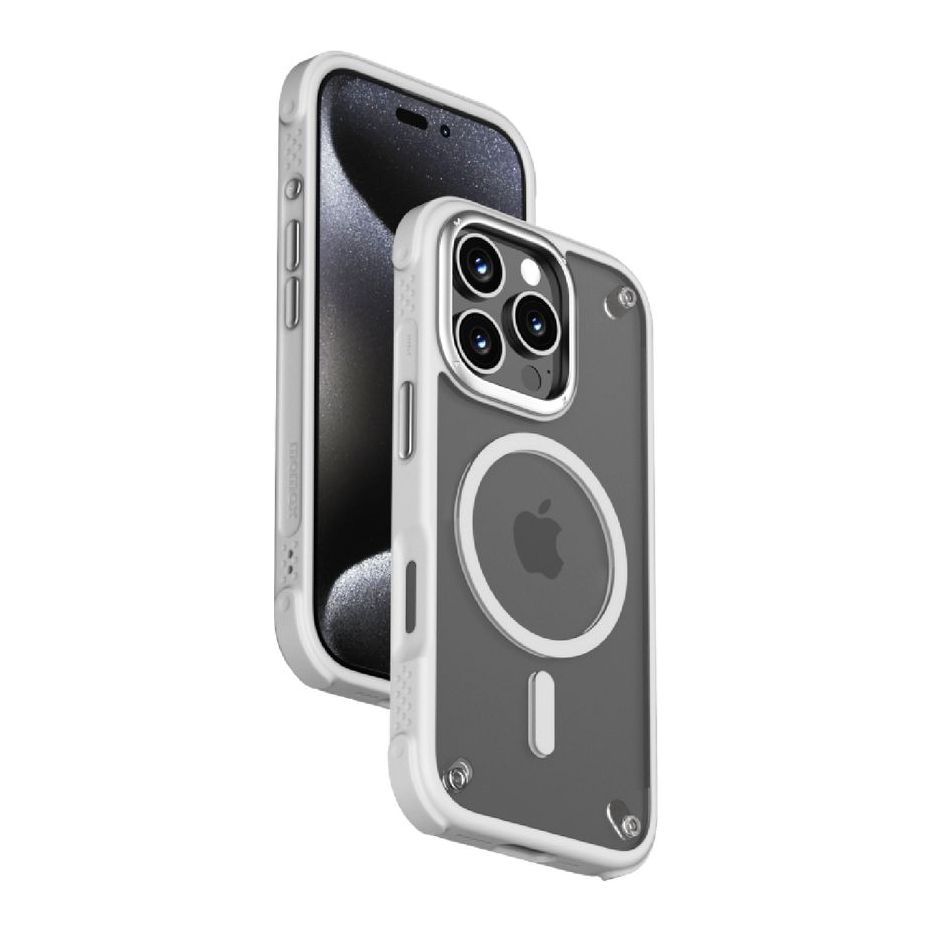Momax Air Protection Magnetic Case For iPhone 16 Pro - Grey