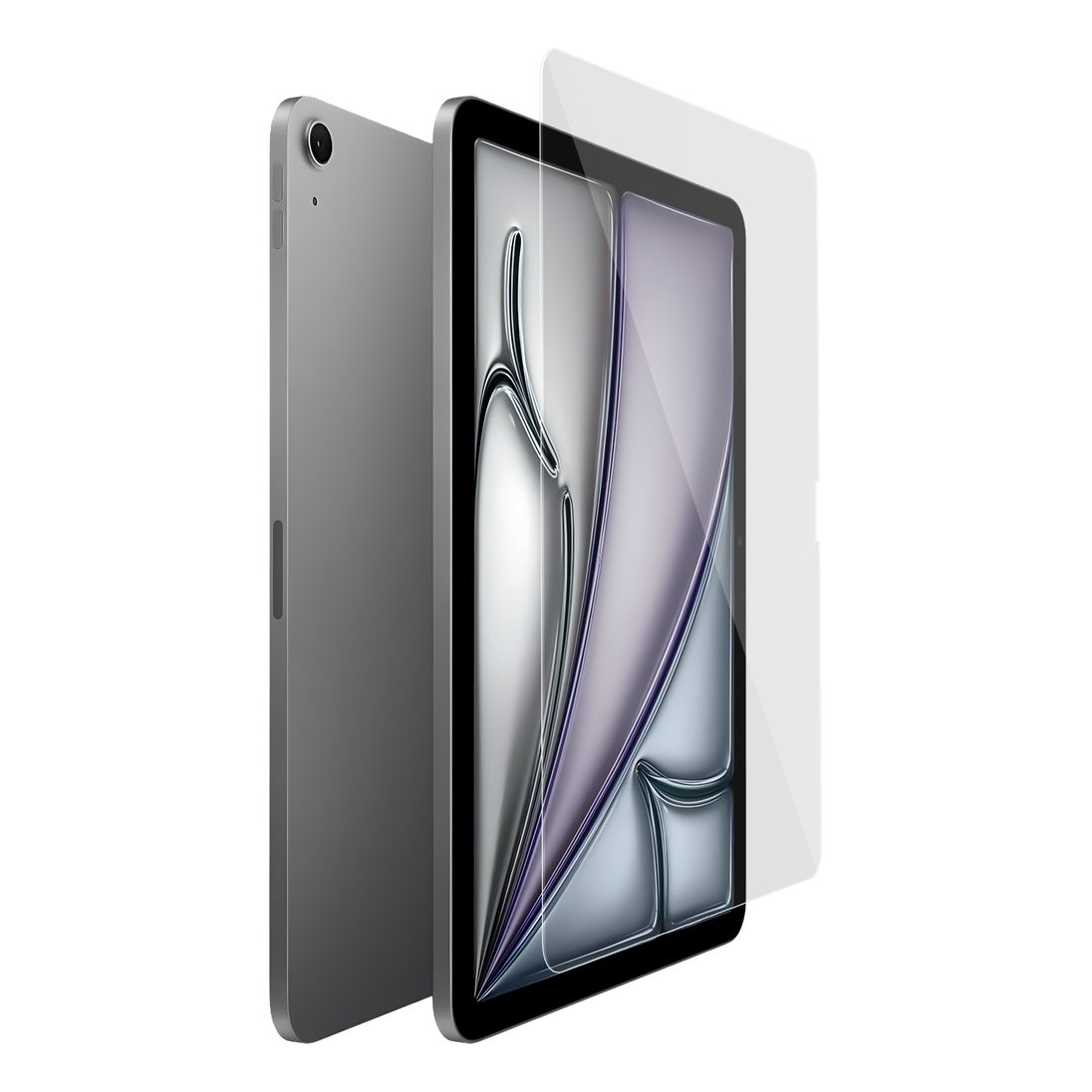 Levelo High Silicone Aluminum Glass HD Screen Protector iPad Air 13 2024 - Clear