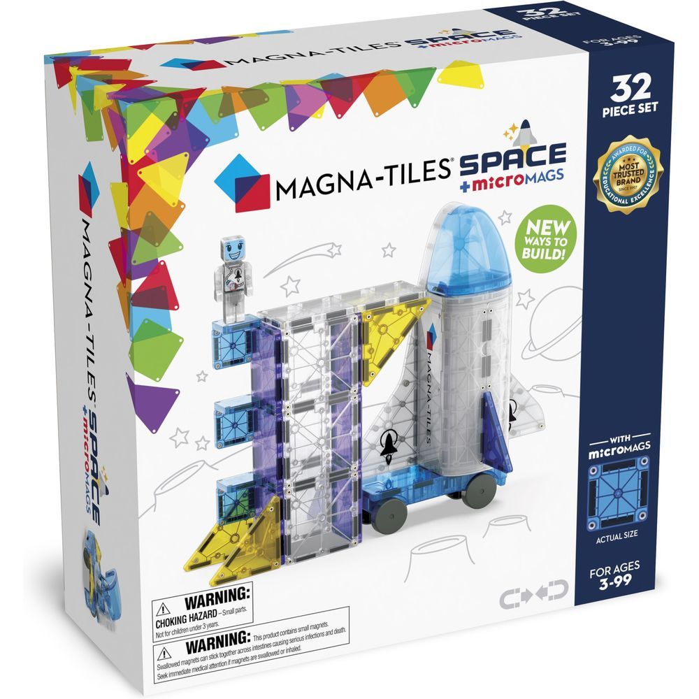 Magna-Tiles Space Magnetic Building Set (Set Of 32)