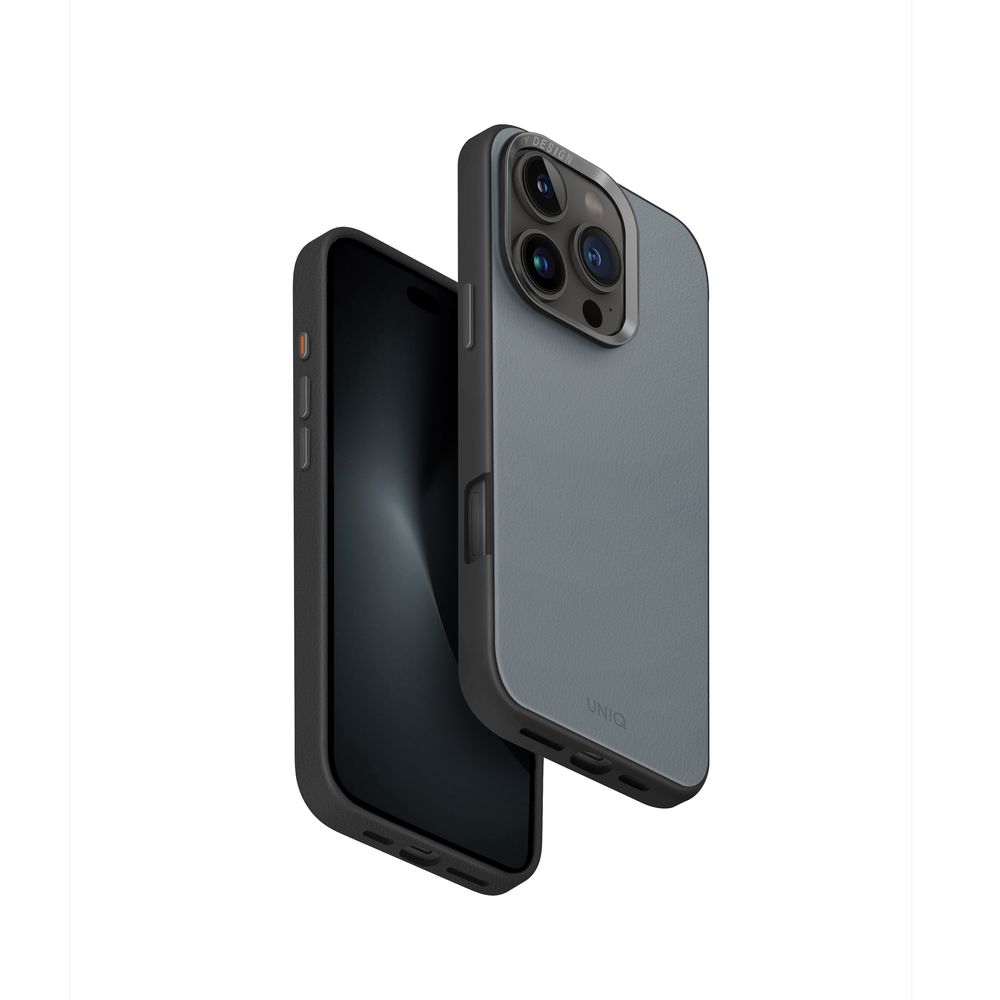 Uniq Hybrid iPhone 16 Pro Max Magclick Charging Lyden Case - Washed Blue/Black
