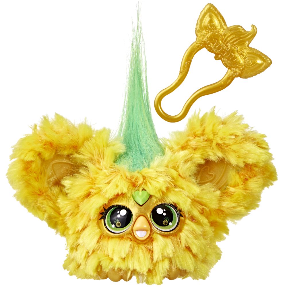 Furby Furblet Hoo-Lah 2-Inch Keychain Plush Toy