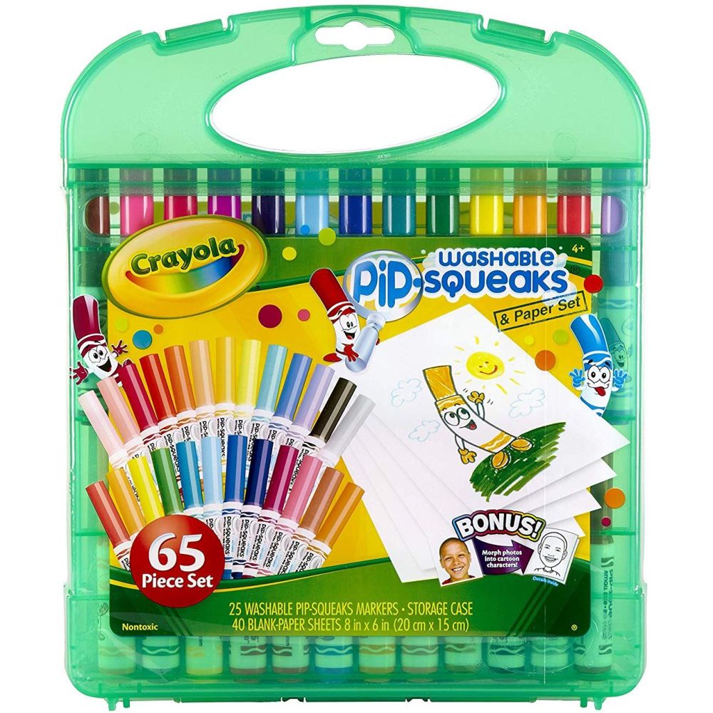 Crayola Washable Pip-Squeak & Paper Set