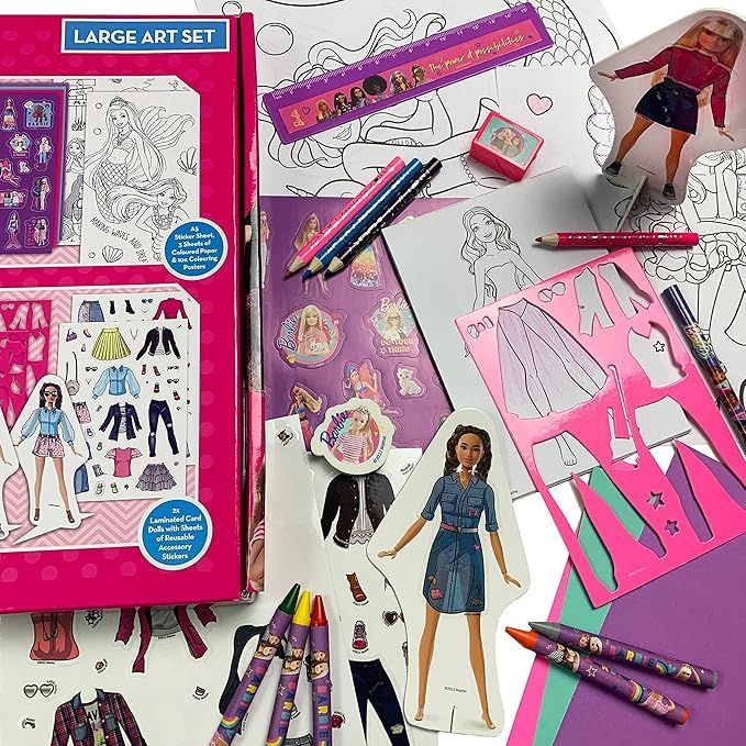 Blueprint Barbie Large Art Set
