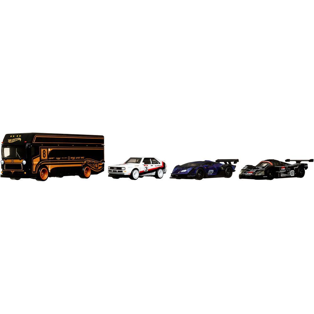 Hot Wheels Premium Track Day Collector Playset (Pack Of 4) (Assortment - Includes 1)