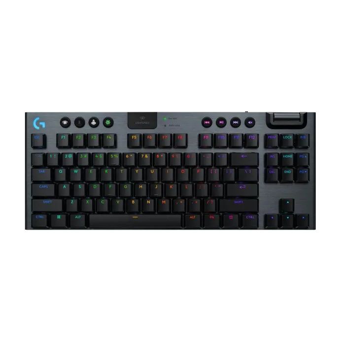 Logitech G G915 X LightSpeed TKL Low-Profile Wireless Gaming Keyboard - Tactile Switch - Black (English)
