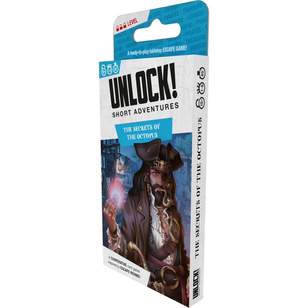 Space Cowboys Unlock! Short Adventures 6 The Secrets of The Octopus Card Game