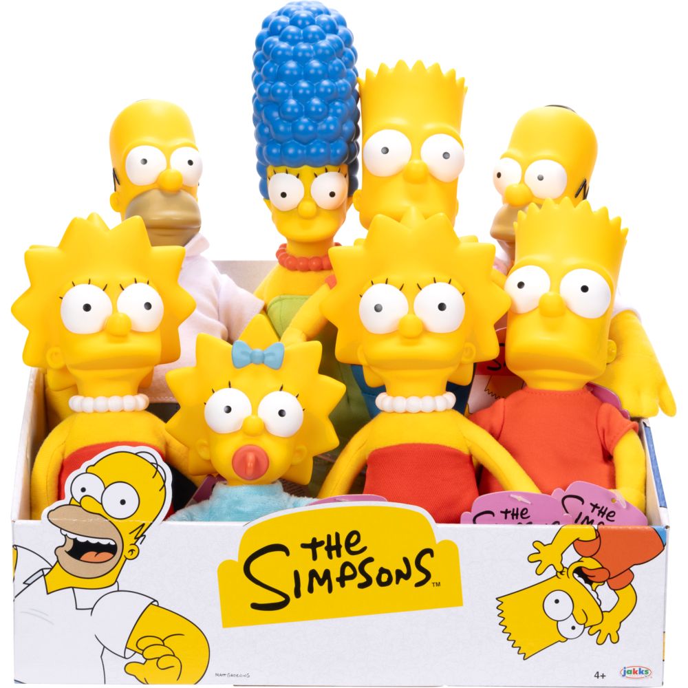 Jakks Pacific The Simpsons Wave 1 Plush (Assortment - Includes 1)