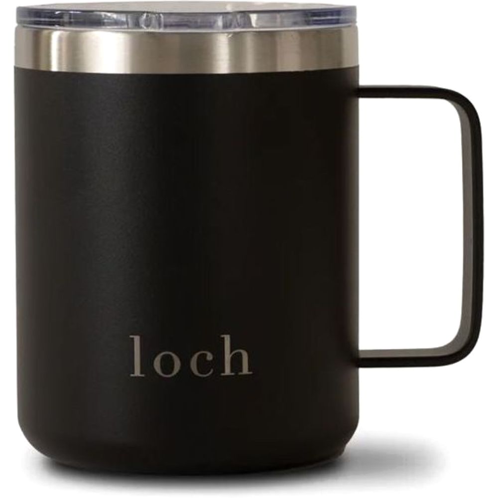 Loch Mug With Handle Black 350Ml (12Oz)