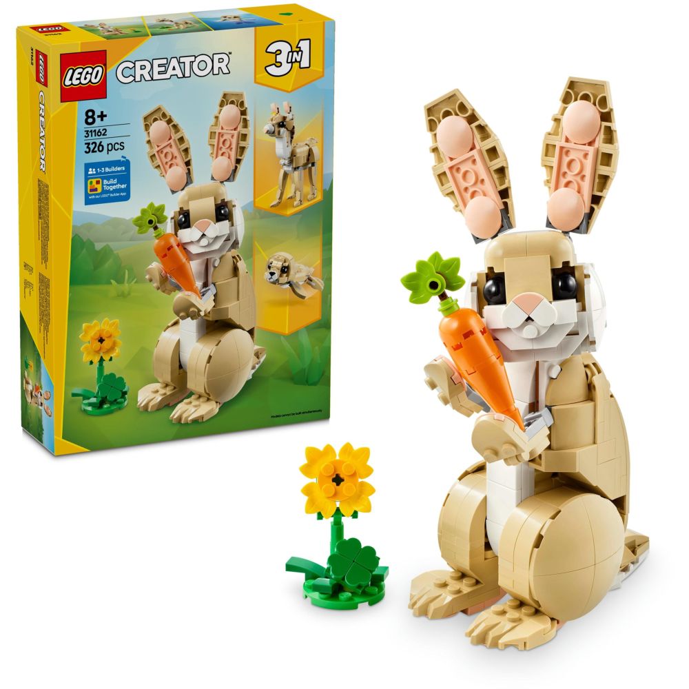 LEGO Creator 3-In-1 Cute Bunny 31162 (326 Pieces)