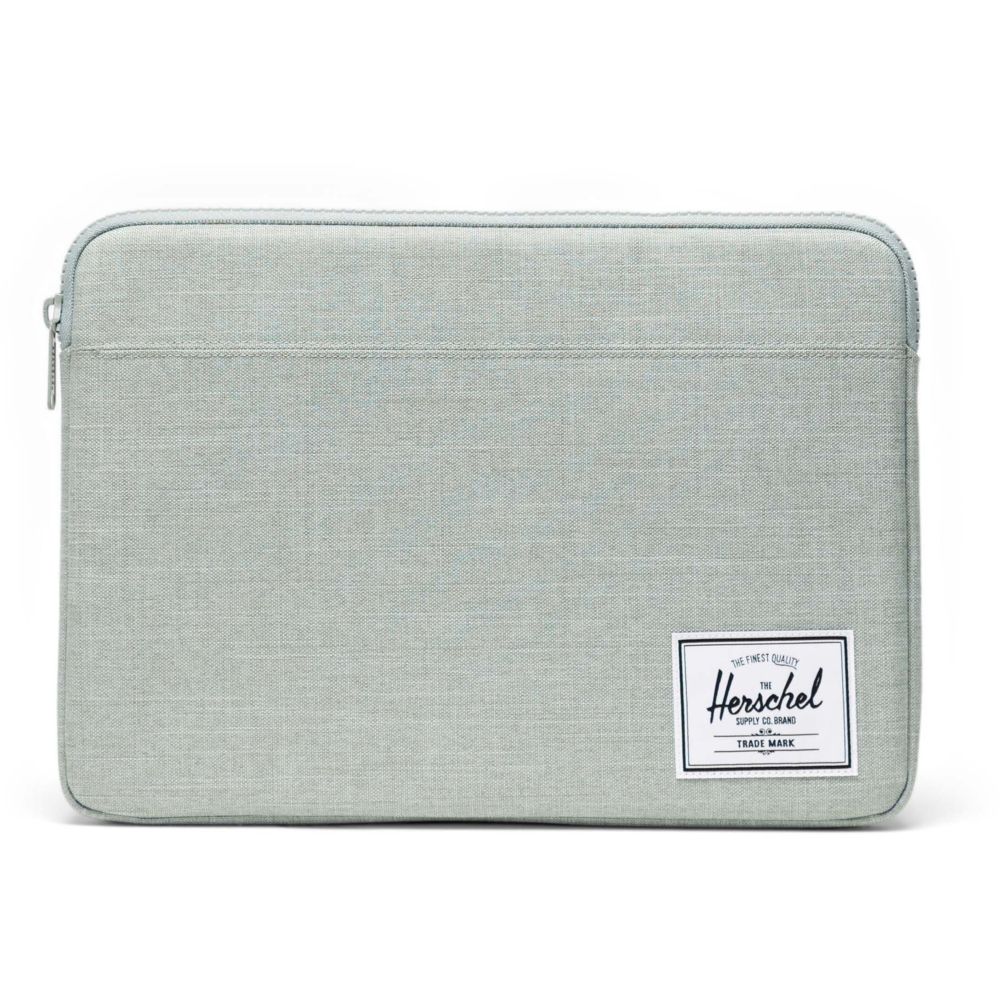 Herschel Anchor 14-Inch Sleeve Laptop Case - Iceberg Green Crosshatch