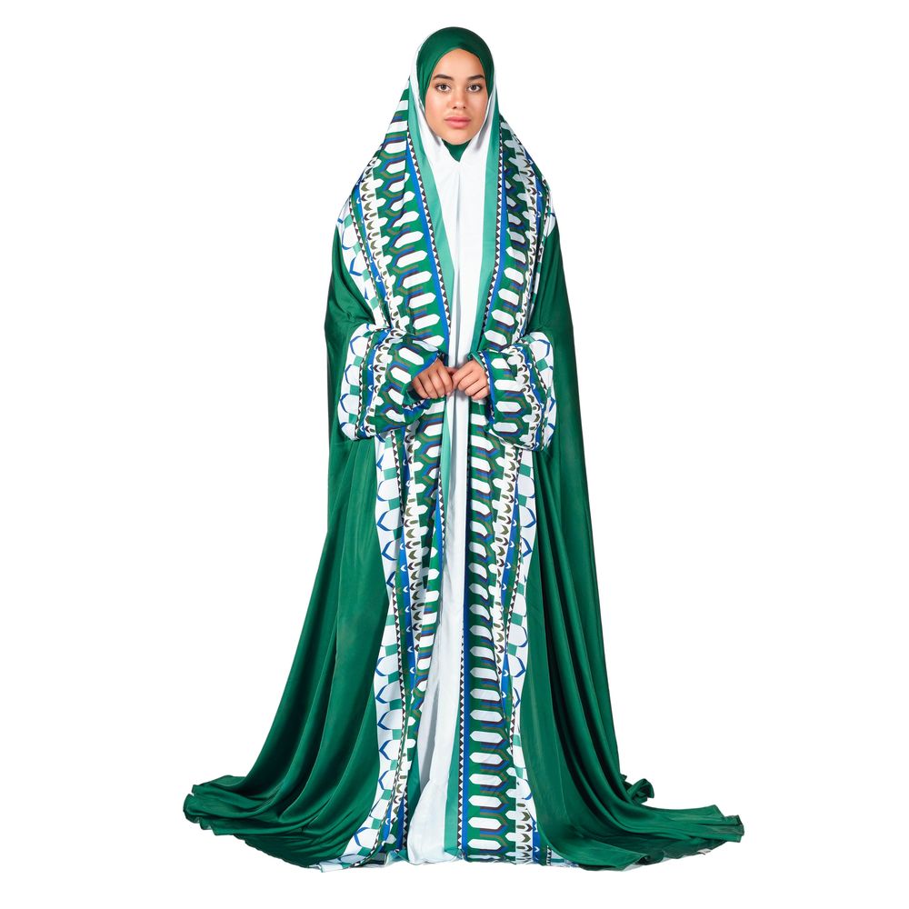 Sabr Riyadh Prayer Dress - Green (170cm) (S-M)