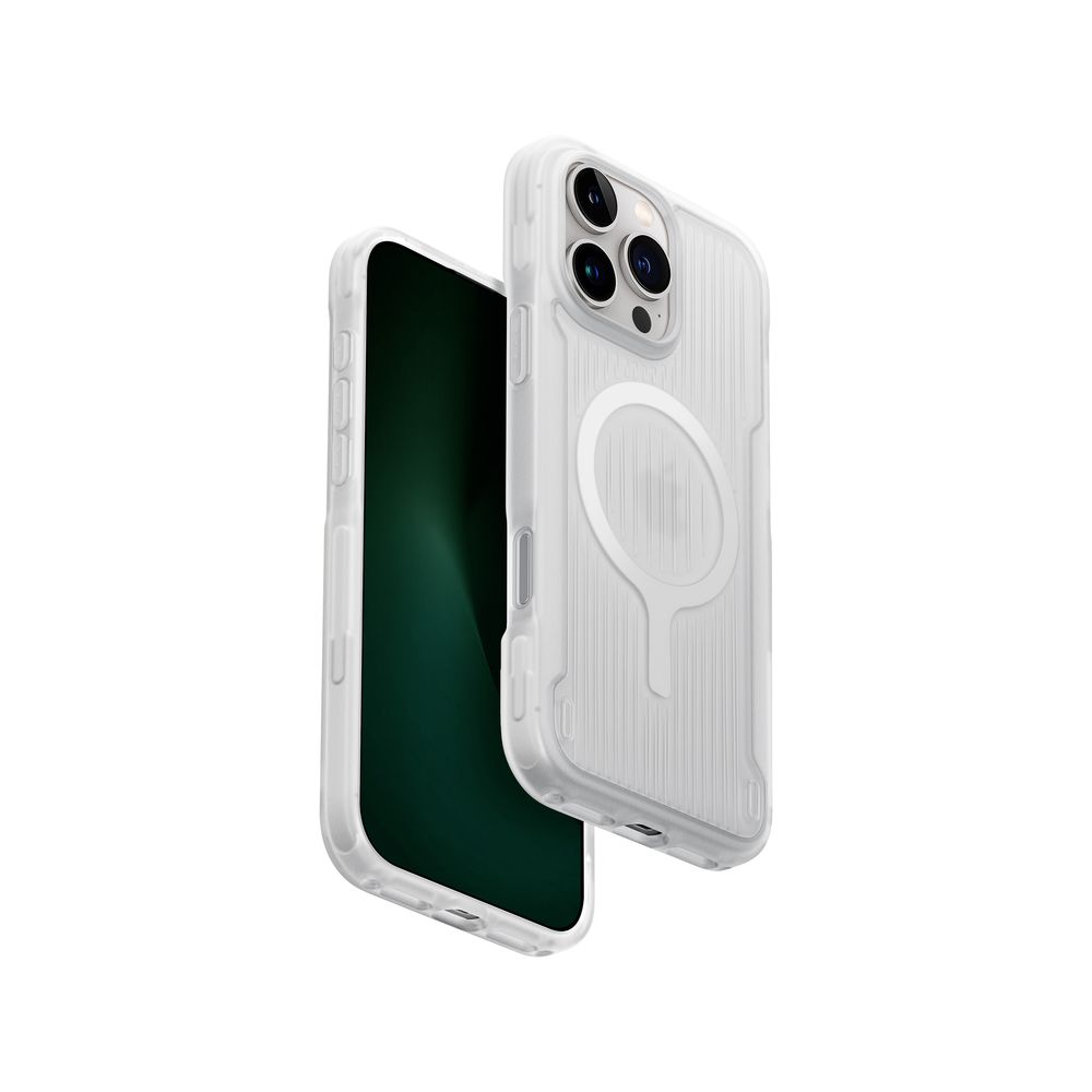 Uniq Hybrid iPhone 16 Pro Max Magclick Charging Combat Active - Luminous White