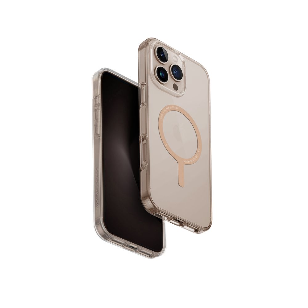 Uniq Hybrid iPhone 16 Pro Max Magclick Charging Clario (Eco) - Champagne Gold