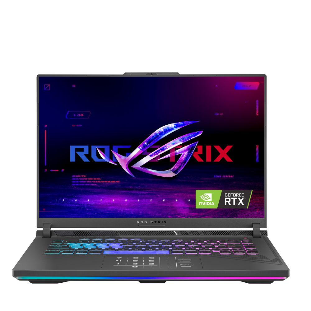 ASUS ROG Strix G16 G614JV-i7161G Gaming Laptop 13th Gen Intel Core i7-13650Hx/ 16GB RAM/ 1TB SSD/ Nvidia Geforce RTX 4060 8GB/ 16 FHD+ (19200 x 1200) 165Hz/ Windows 11 Home / 4-Zone RGB -Eclipse Grey (Arabic/ English)