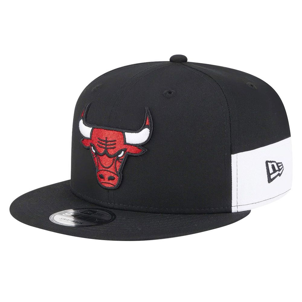 New Era Multi Patch 9Fifty Nba Chicago Bulls Black Cap - M/L