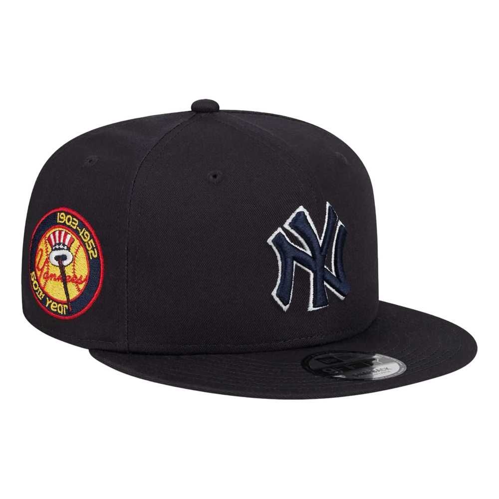 New Era Side Patch Script 9Fifty MLB New York Yankees Navy Cap
