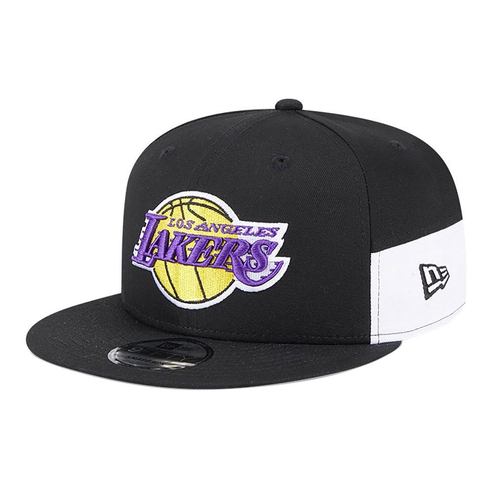 New Era Multi Patch 9Fifty Nba Los Angeles Lakers Black Cap - M/L