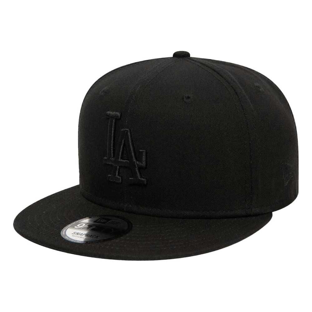 New Era Monochrome 9Fifty MLB Los Angeles Dodgers Black/Black Cap