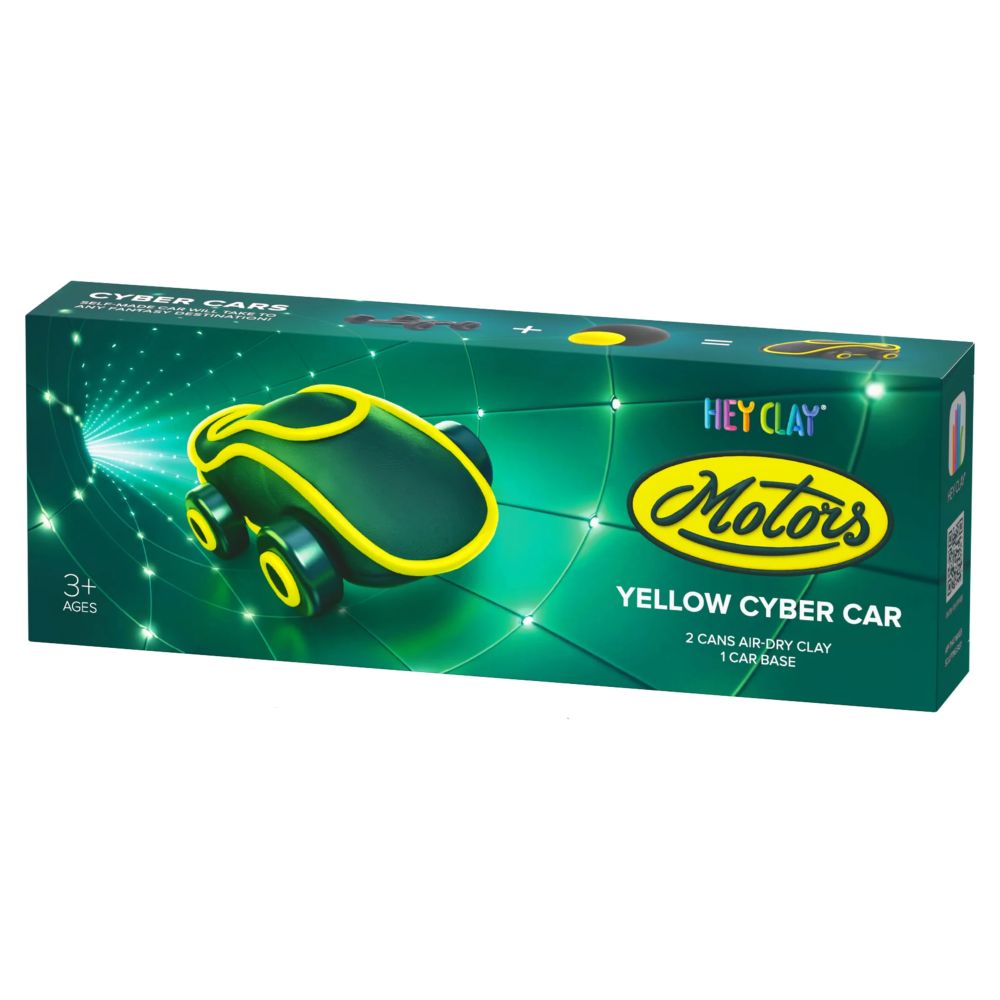 Hey Clay Motors - Yellow Cyber Car
