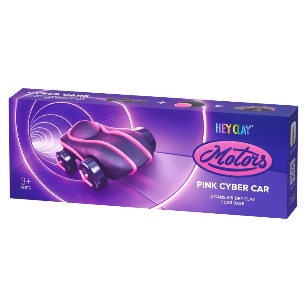 Hey Clay Motors - Pink Cyber Car