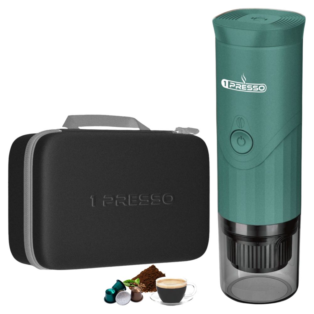 1Presso Pro Portable Espresso Coffee Machine Green