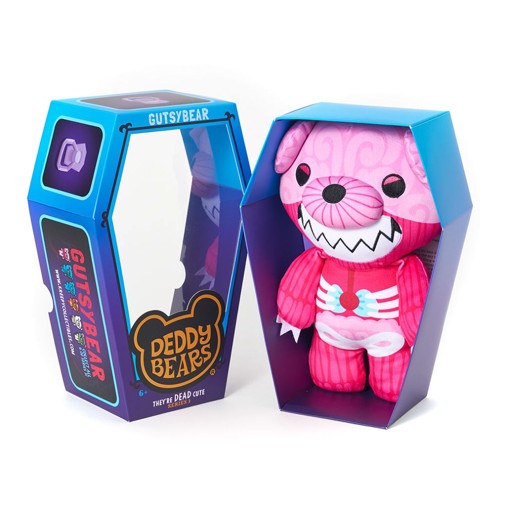 Deddy Bears Series 3 Gutsy Bear In Coffin 12-Inch Plush