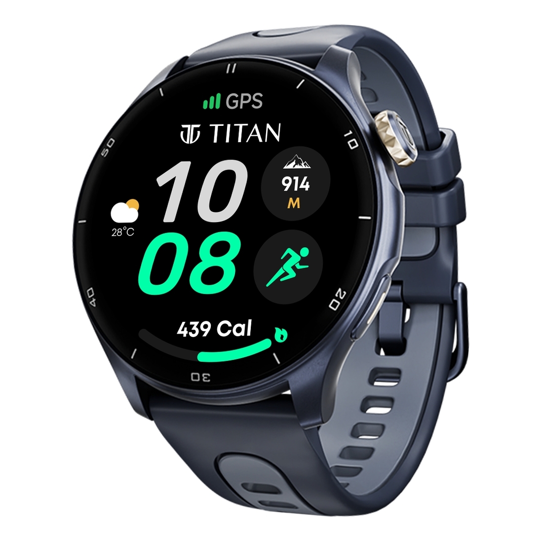 Titan Celestor Smartwatch - Blue/Blue