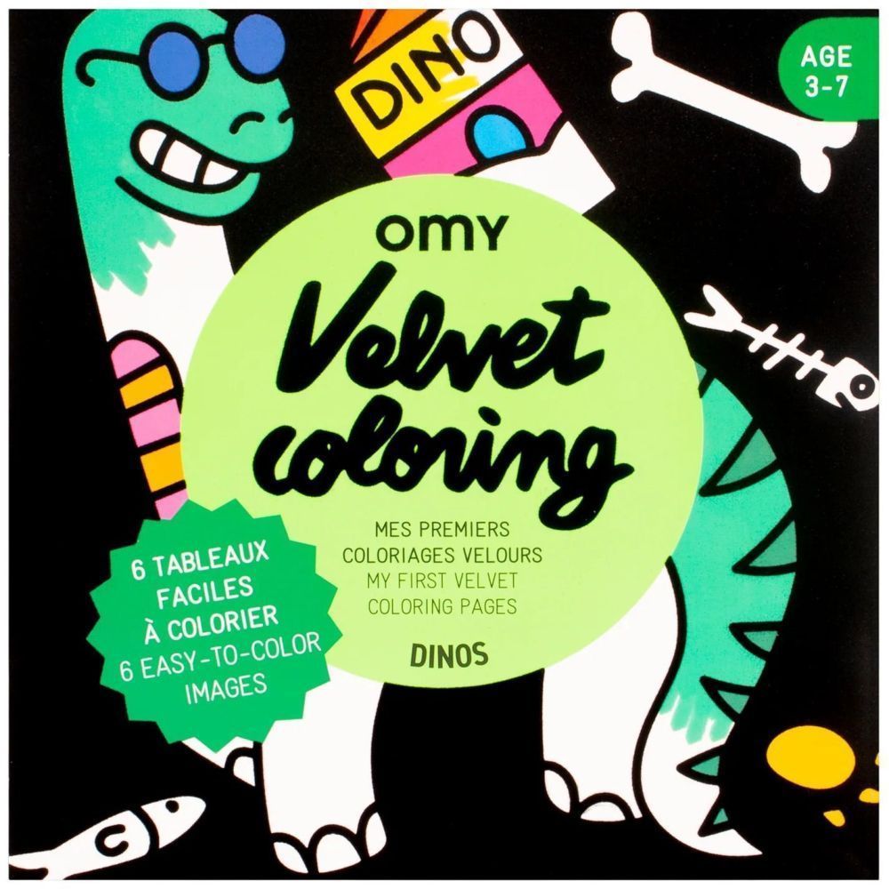 Omy Velvet Coloring - Dino
