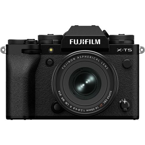 Fujifilm X-T5/XF16-50mm/ F2.8-4.8 R DSLR Camera Lens Kit - Black