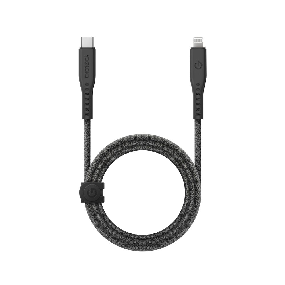 Energea Flow C-L MFI Display Cable With Mct 1.5M - Black