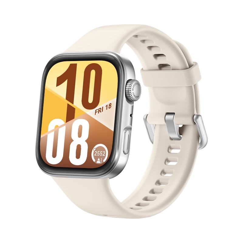 Huawei Watch GT Fit 4 Smartwatch White With White Fluoroelastomer Strap