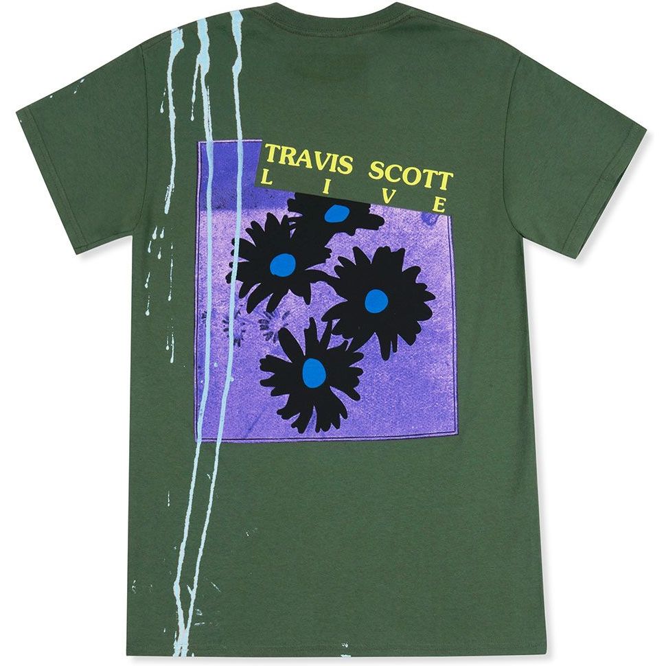 Travis Scott Astroworld Europe Exclusive T-Shirt Washed Green S