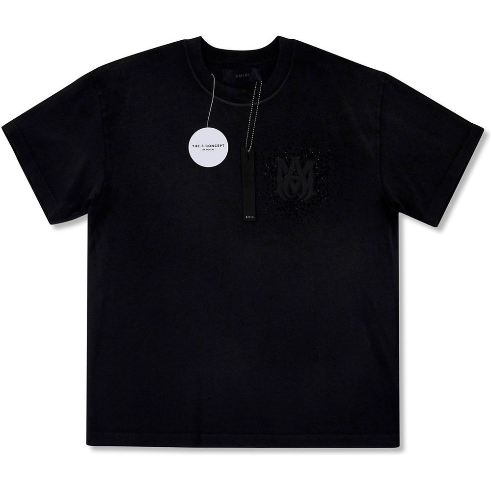 Amiri Crystal Burst Tee Faded Black M