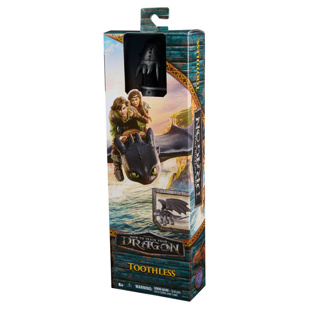 Spin Master How To Train Your Dragon 4 Toothless Figure 12 Inches