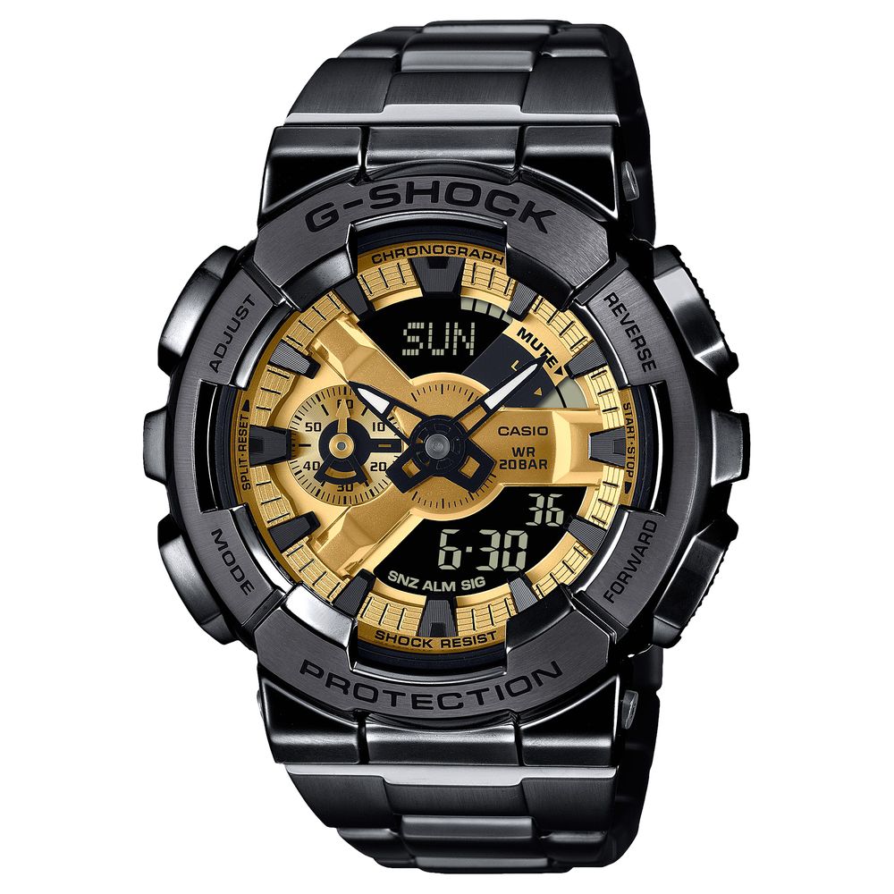 Casio G-Shock GM-110BD-1A9DR G-Steel Men's Analog-Digital Watch - Black