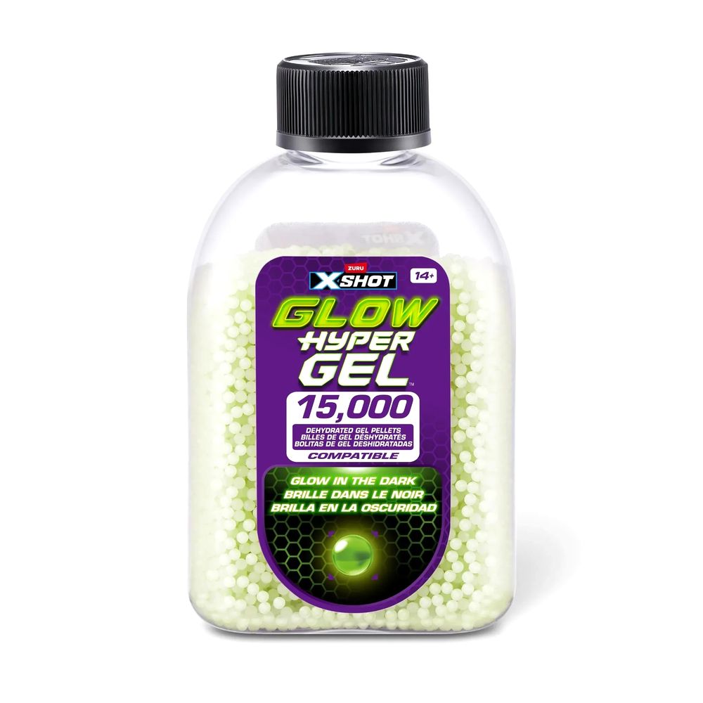 X-Shot Hyper Gel Glow In The Dark Gellet Refill (15000 Pieces)