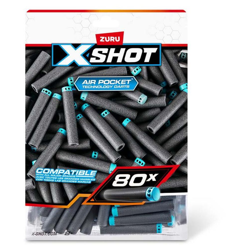X-Shot Excel Refill Darts (80 Pieces)
