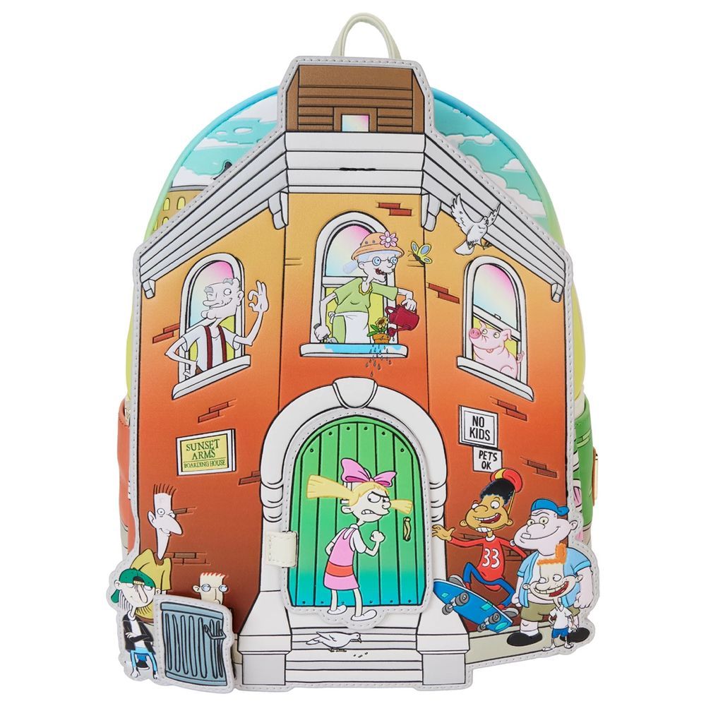 Loungefly Leather Nickelodeon Hey Arnold House Mini Backpack