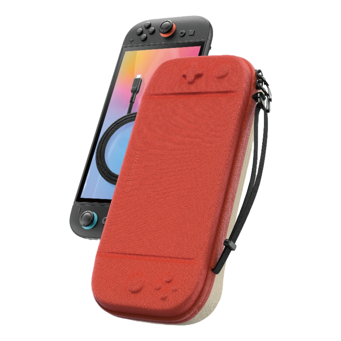 AmazingThing Nintendo Switch 2 Playshield EDC Carrying Case - Red