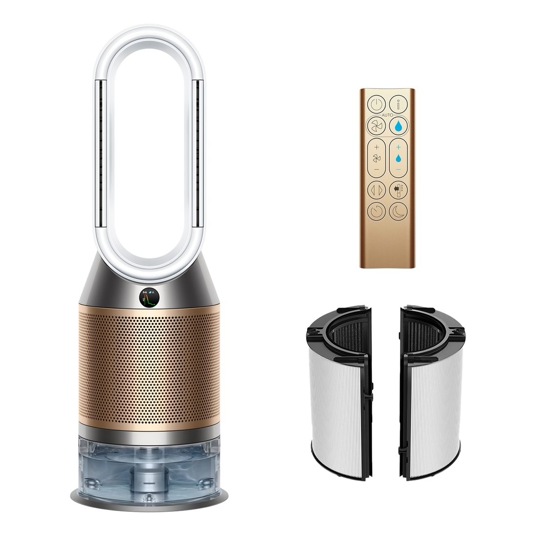 Dyson Air purifier PH05 358K - White/Gold + Dyson K-Carbon Filter