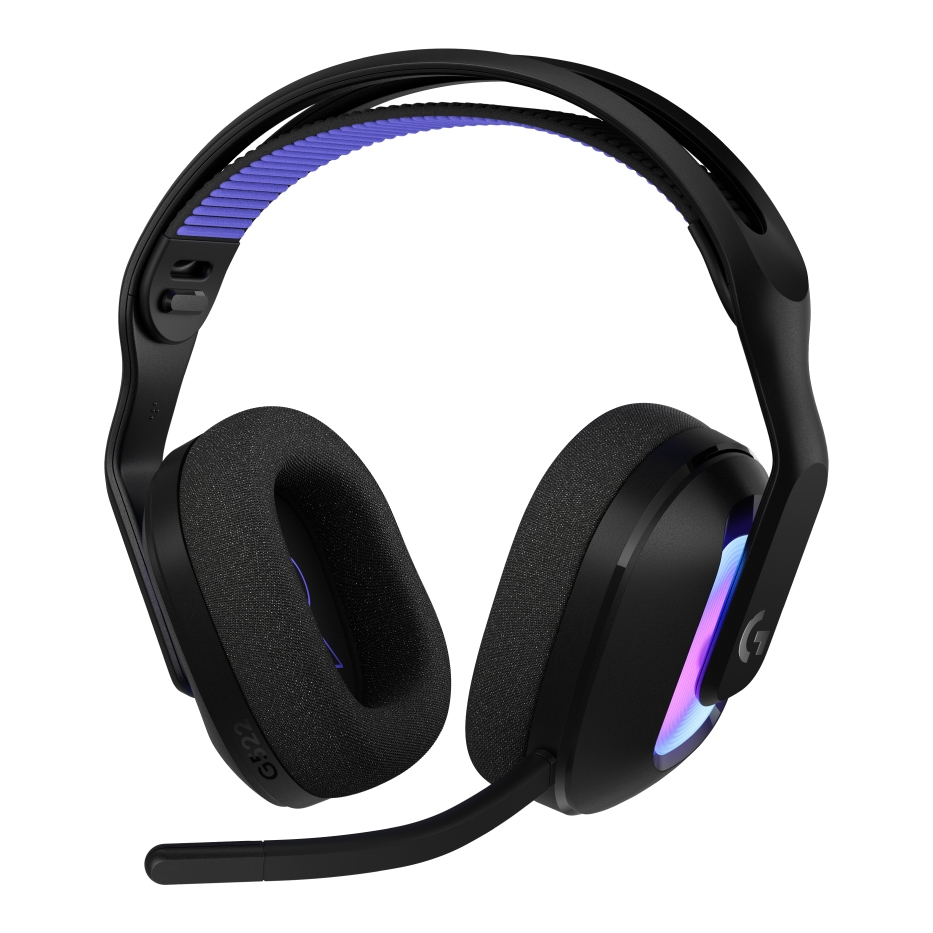 Logitech G G522 LIGHTSPEED Wireless Gaming Headset with LIGHTSYNC RGB - Black